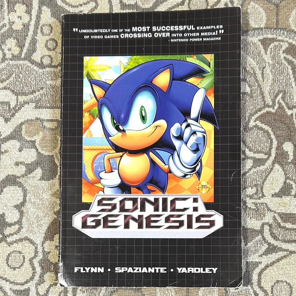 Sonic Genesis Graphic Novel Softcover HTF Archie Comics OOP Flynn Spaziante
